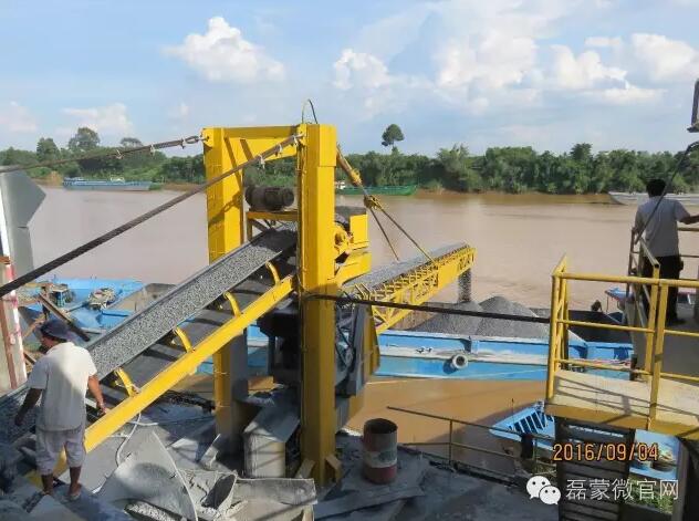 磊蒙機械超長距離輸送帶在越南建成